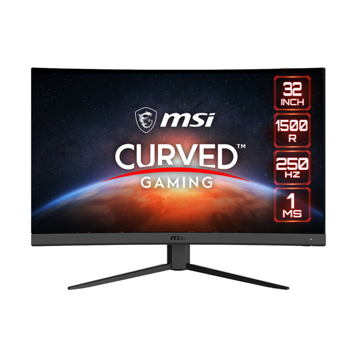 MSI G32C4X 32-inch FHD (1920X1080), VA, 250Hz, 1ms, Curved Gaming Monitor With AMD FreeSync Premium