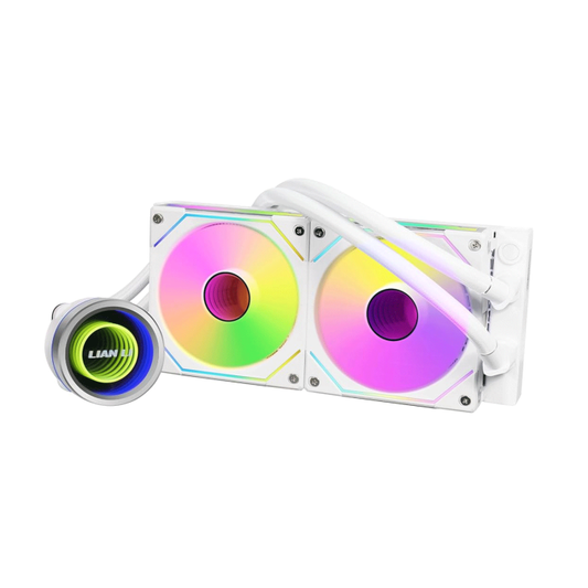 LIAN LI Galahad II Trinity SL-INF 240Â ARGB All-in-One CPU Liquid Cooler - White