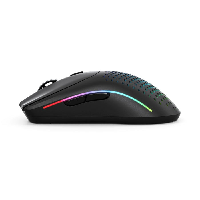 Glorious Model O2 RGB Wireless 2.4GHz + Bluetooth 5.2 + Wired Gaming Mouse (68g) - Matte Black