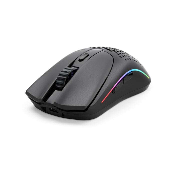 Glorious Model O2 RGB Wireless 2.4GHz + Bluetooth 5.2 + Wired Gaming Mouse (68g) - Matte Black