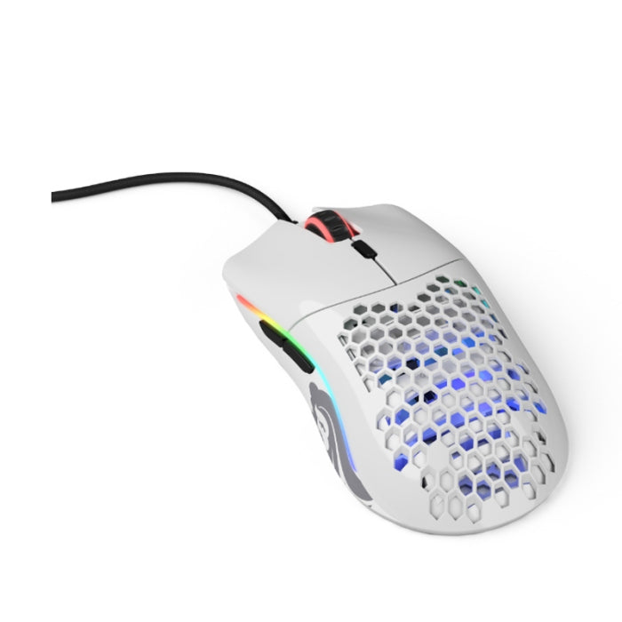 Glorious Model O 12,000 DPI Wired Gaming Mouse (68g) - Glossy White