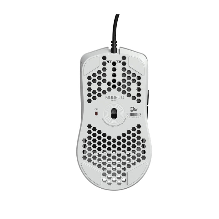 Glorious Model O Minus 12,000 DPI Wired Gaming Mouse (58g) - Matte White