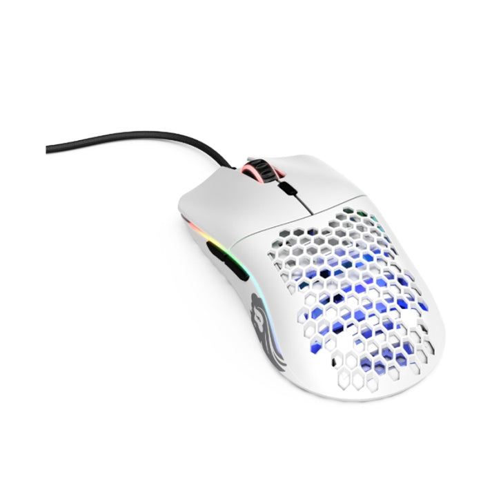 Glorious Model O Minus 12,000 DPI Wired Gaming Mouse (58g) - Matte White