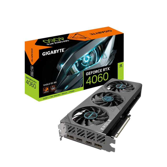 Gigabyte GeForce RTX 4060 EAGLE 8GB OC Edition GDDR6 Graphics Card