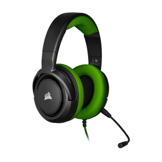 Corsair HS35 Stereo Gaming Stereo 3.5mm Headset Green PC, PS4/5,XbOX One,Switch & Mobile Devices