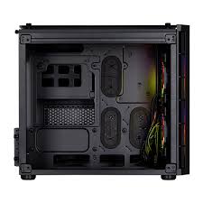 CORSAIR Crystal Series 280X RGB Micro ATX Case - Black