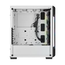 CORSAIR iCUE 220T RGB Mid Tower Case - White