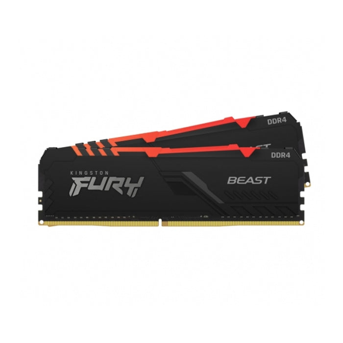 Kingston Fury Beast RGB 16GB (2x8GB) DDR4 3200MHz Desktop Memory Kit