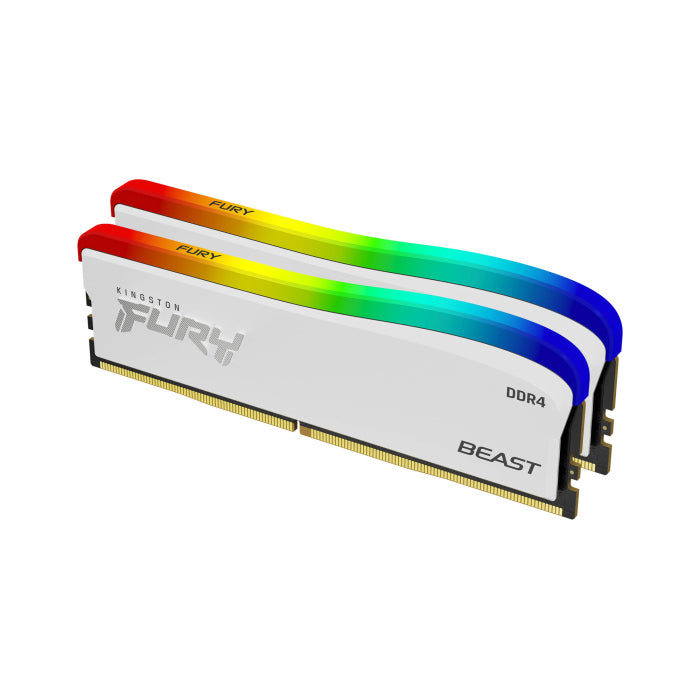 Kingston Fury Beast RGB 16GB (2x8GB) DDR4 3200MT/s CL16 Desktop Memory Kit