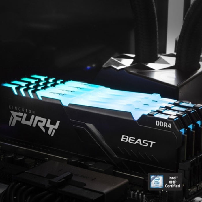 Kingston Fury Beast RGB 8GB DDR4 3600MHz Desktop Memory