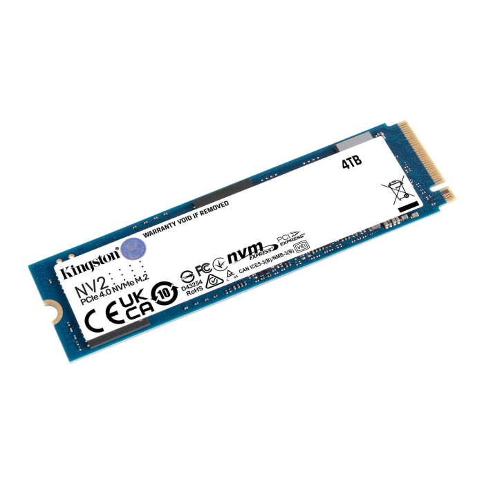 Kingston NV2 4TB M.2 NVMe SSD Up to 3500 MB/s