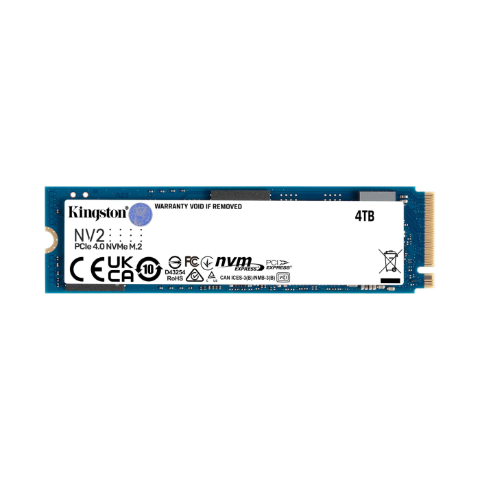 Kingston NV2 4TB M.2 NVMe SSD Up to 3500 MB/s