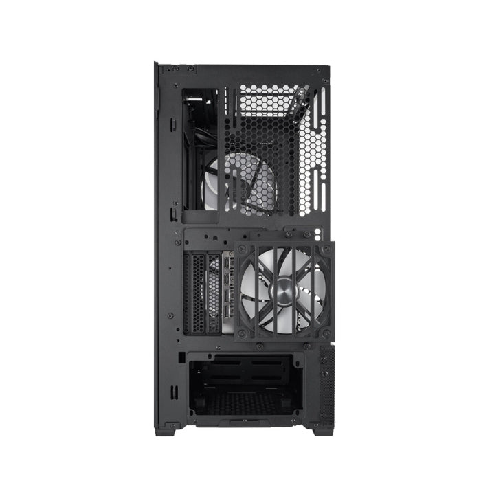 LIAN LI Lancool 216 RGB ATX Mid Tower Steel Tempered Glass Side Panel Case With 3 ARGB Fans - Black