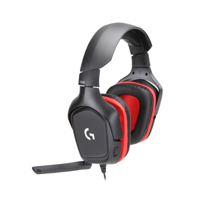 Logitech G332 Stereo (3.5mm) Gaming Headset For PC,Playsation,Xbox,Switch & Mobile Devices