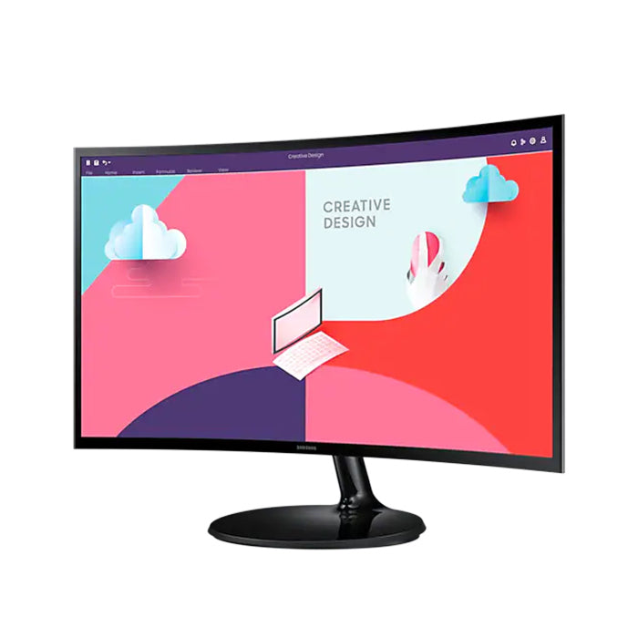 Samsung S3 S24C360EAM 24" VA 75Hz 4ms (GTG) FHD Essential 1800R Curved Monitor With AMD FreeSync