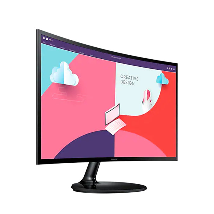 Samsung S3 S24C360EAM 24" VA 75Hz 4ms (GTG) FHD Essential 1800R Curved Monitor With AMD FreeSync