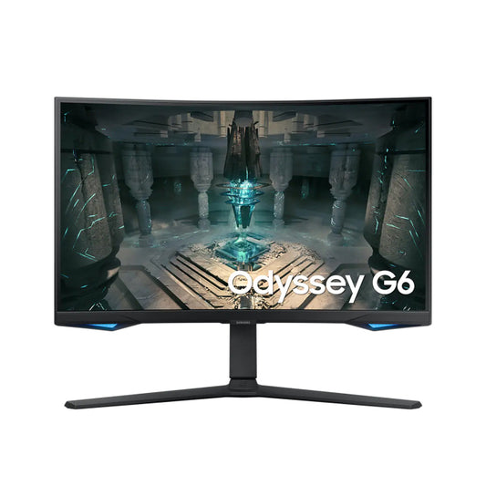 Samsung Odyssey G6 S27BG650EM شاشة 27 بوصة VA 240 هرتز 1 مللي ثانية (GTG) HDMI 2.1 QHD 2K شاشة ألعاب منحنية مع VESA DisplayHDR 600 