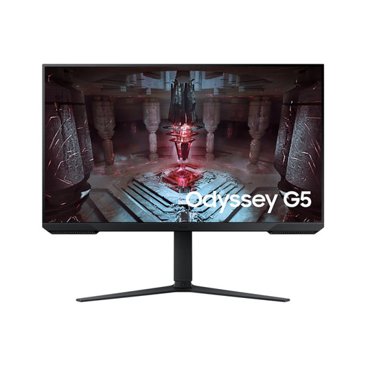 شاشة الألعاب Samsung Odyssey G5 مقاس 27 بوصة VA 165 هرتز 1 مللي ثانية QHD 2K مع تقنية AMD FreeSync Premium - S27CG510EM 