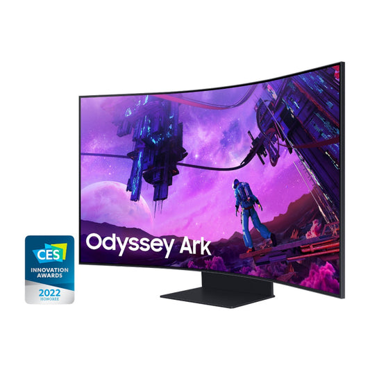 SAMSUNG 55" Odyssey Ark 4K UHD 165Hz 1ms Quantum Mini-LED Curved Gaming Monitor