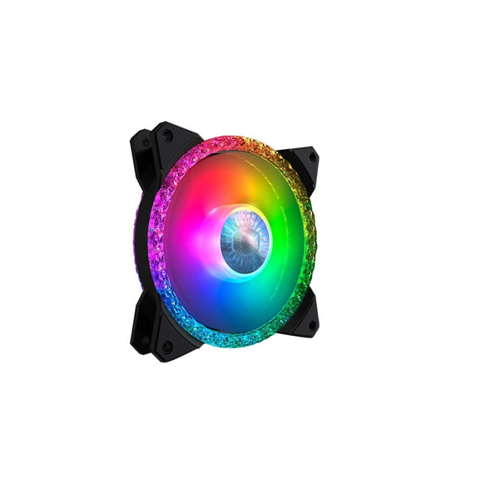 Cooler Master MasterFan MF120 Prismatic 120mm Fan with Radiant Crystalline Lighting Effect