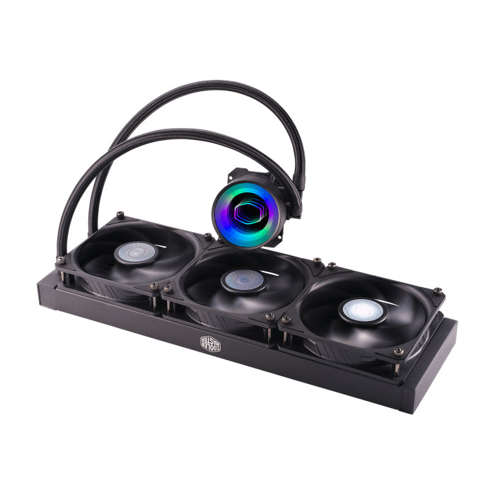 CoolerMaster MasterLiquid ML360 Mirror TR4 3rd Gen Dual Pump With Infinite Mirror ARGB Lighting