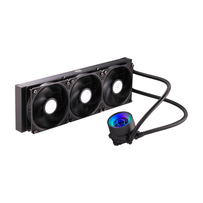 CoolerMaster MasterLiquid ML360 Mirror TR4 3rd Gen Dual Pump With Infinite Mirror ARGB Lighting