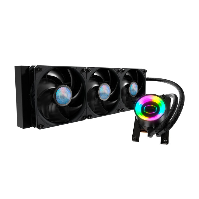 CoolerMaster MasterLiquid ML360 Mirror TR4 3rd Gen Dual Pump With Infinite Mirror ARGB Lighting