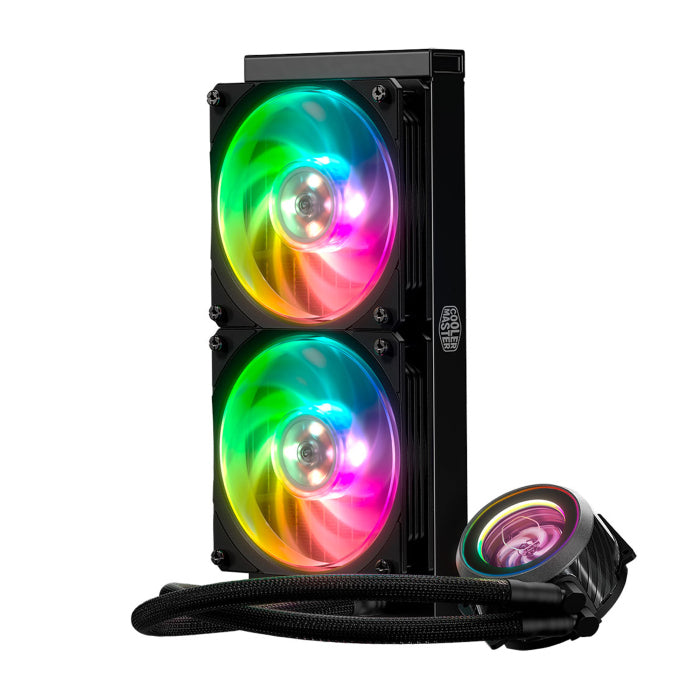 CoolerMaster MasterLiquid ML240 Vivid With Lcd Display & ARGB Lighting