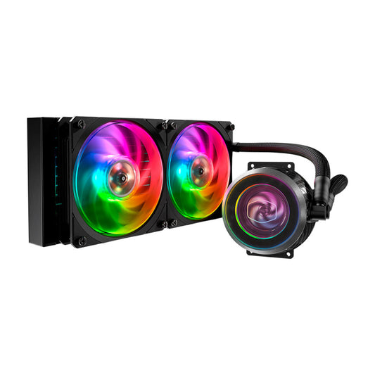 CoolerMaster MasterLiquid ML240 Vivid With Lcd Display & ARGB Lighting