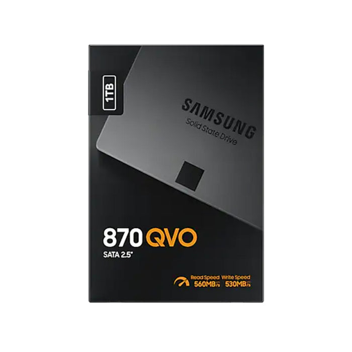 Samsung 870 QVO 1TB SATA 2.5" SSD Up to 560 MB/s Read Speed