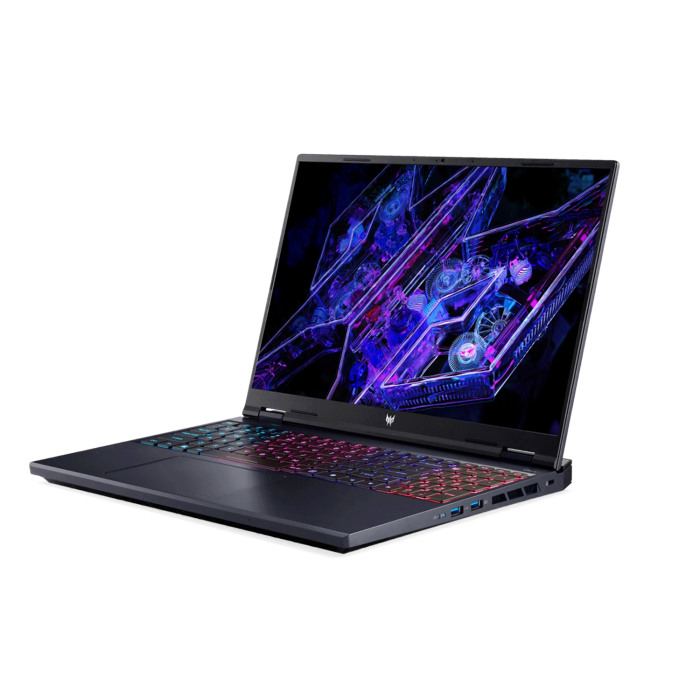 Acer Predator Helios 16 Gaming Laptop - i9-14900HX Processor, 16GB DDR5 RAM, 512GB SSD, 16" WQXGA IPS 165Hz Display, GeForce RTX 4060 8GB, (Windows 11 Pro licence) - Black