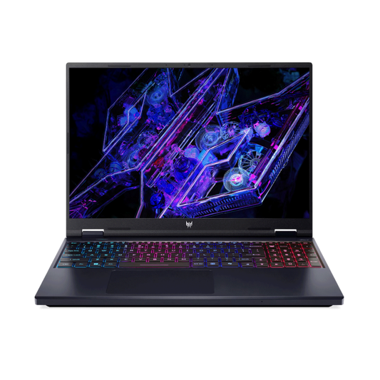 Acer Predator Helios 16 Gaming Laptop - i9-14900HX Processor, 16GB DDR5 RAM, 512GB SSD, 16" WQXGA IPS 165Hz Display, GeForce RTX 4060 8GB, (Windows 11 Pro licence) - Black