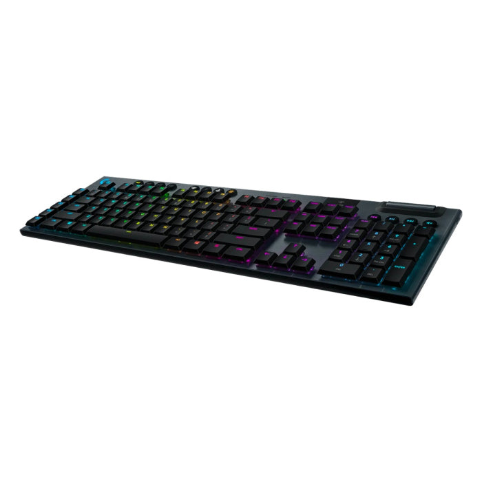 Logitech G915 Light Speed Light Sync RGB Wireless/BT/USB-C Mechanical Gaming Keyboard GL Clicky Switch