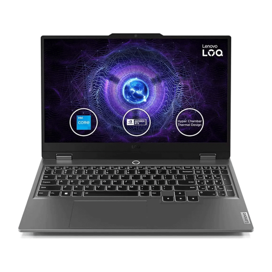 Lenovo Loq 15IRX9 Gaming Laptop Intel Core i7-13650HX 16GB RAM 512GB SSD NVIDIA GeForce RTX 4050 6GB 15.6" FHD IPS 144Hz DOS - Luna_Grey