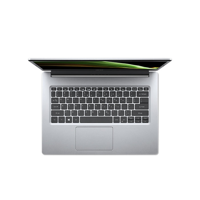 Acer Aspire 1 Intel Celeron N4500 4GB RAM 128GB eMMC 14" HD, Integrated Graphics, DOS Pure Silver