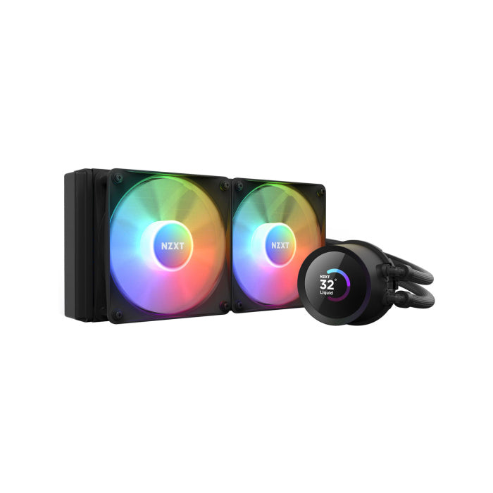 NZXT Kraken 240 RGB 240mm Liquid Cooler With LCD Display - Black