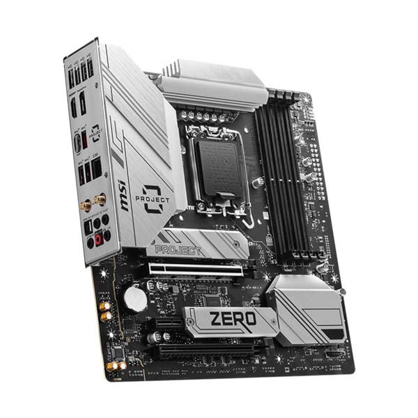 MSI B760M PROJECT ZERO DDR5 Motherboard - White