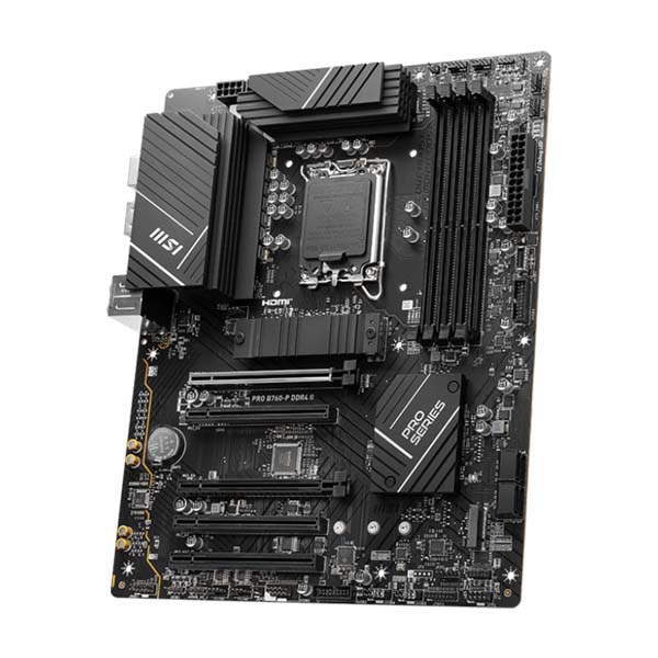 MSI PRO B760-P DDR4 II ATX Motherboard - Black