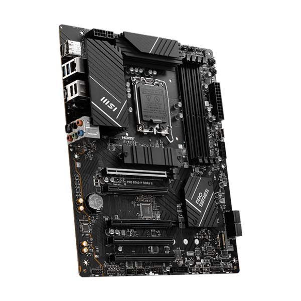 MSI PRO B760-P DDR4 II ATX Motherboard - Black