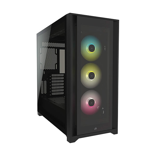 CORSAIR iCUE 5000X RGB Mid Tower Case - Black