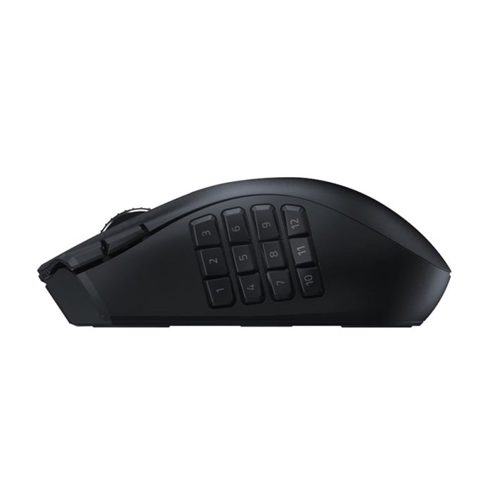 Razer Naga V2 Hyperspeed Ergonomic Wireless Mmo Gaming Mouse - Black