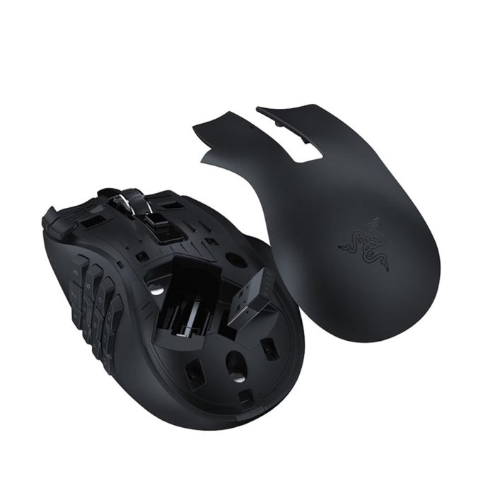 Razer Naga V2 Hyperspeed Ergonomic Wireless Mmo Gaming Mouse - Black