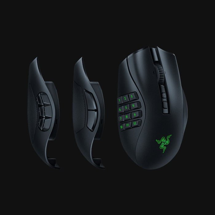 Razer Naga V2 Pro, MMO Wireless Gaming Mouse with HyperScroll Pro Wheel