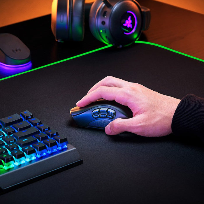 Razer Naga V2 Pro, MMO Wireless Gaming Mouse with HyperScroll Pro Wheel