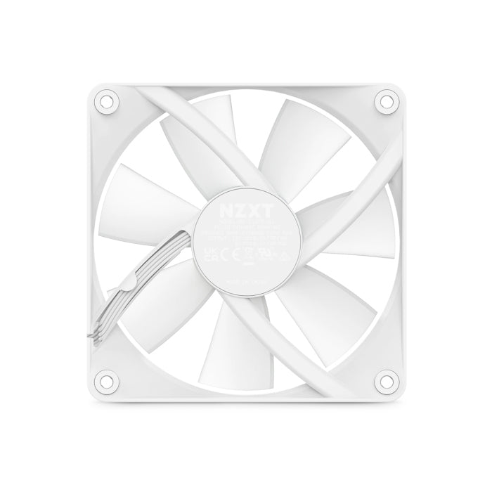 NZXT F120 RGB Core 120mm Single Case Fan - White