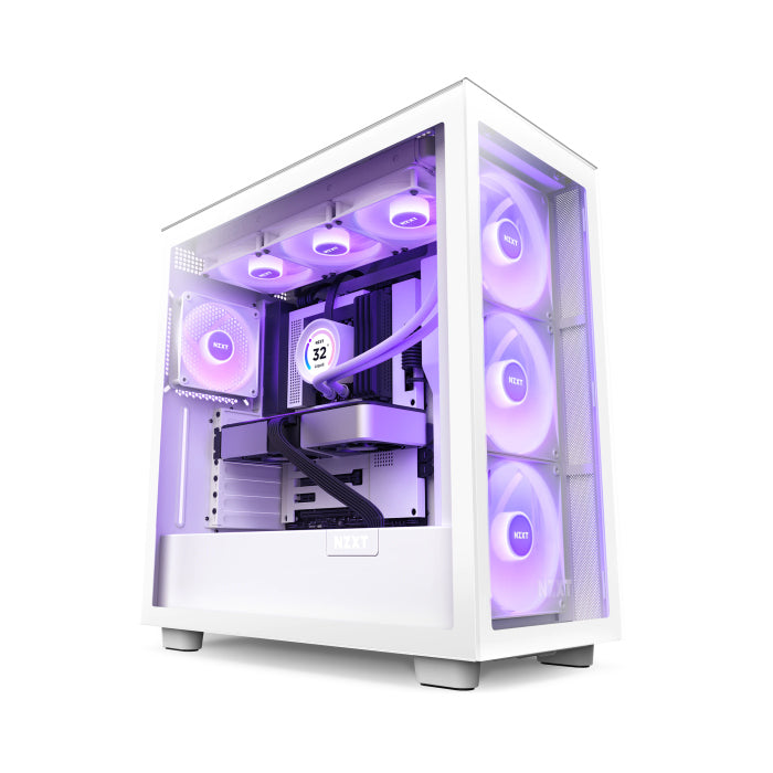 NZXT Kraken Elite RGB 360mm-RGB AIO CPU Liquid Cooler–Customizable LCD Display - 3 x F120RGB Core Fans Radiator Fans White