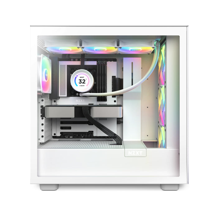 NZXT Kraken Elite RGB 360mm-RGB AIO CPU Liquid Cooler–Customizable LCD Display - 3 x F120RGB Core Fans Radiator Fans White