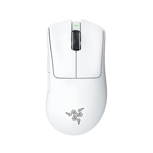 Razer DeathAdder V3 Pro Ultra-Lightweight Wireless/Wired Ergonomic Esports Mouse Up to 90 Hours Battery Life White