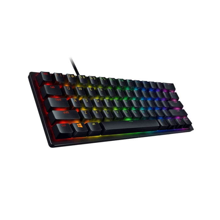 Razer Huntsman Mini 60% Optical Gaming Keyboard Clicky Optical Purple Switches & PBT Keycaps