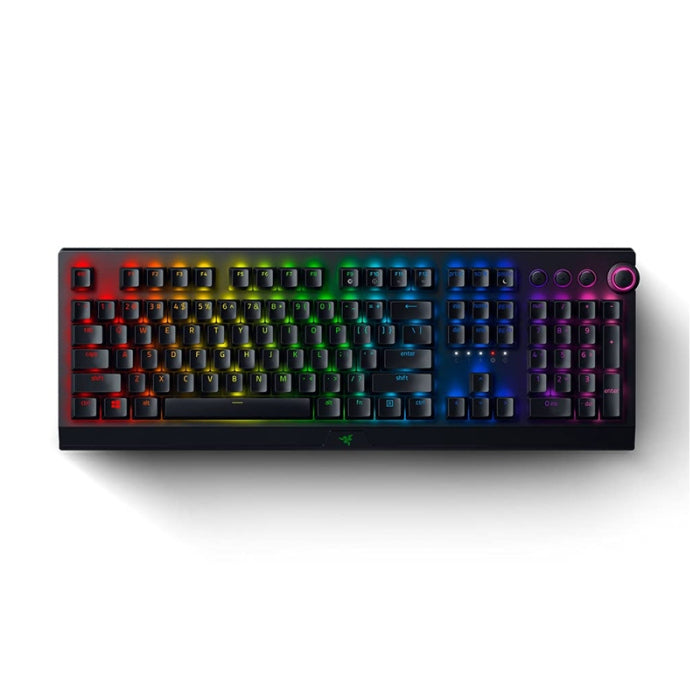 Razer Blackwidow V3 Pro Wireless/Bluetooth & Wired Mechanical Gaming Keyboard Tactile and Clicky Green Switches